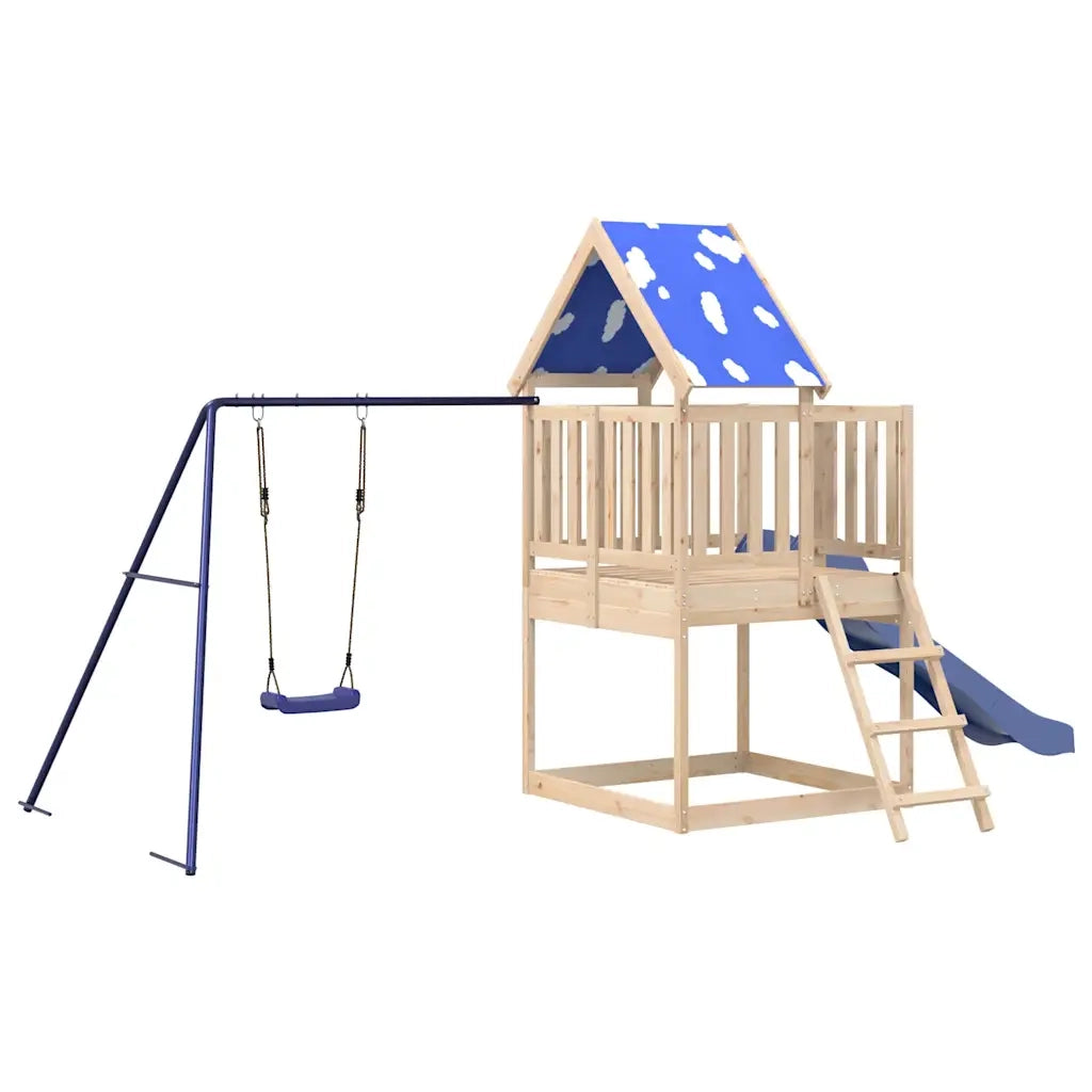 Set da Gioco da Esterno in Legno Massello di Pino 3279205