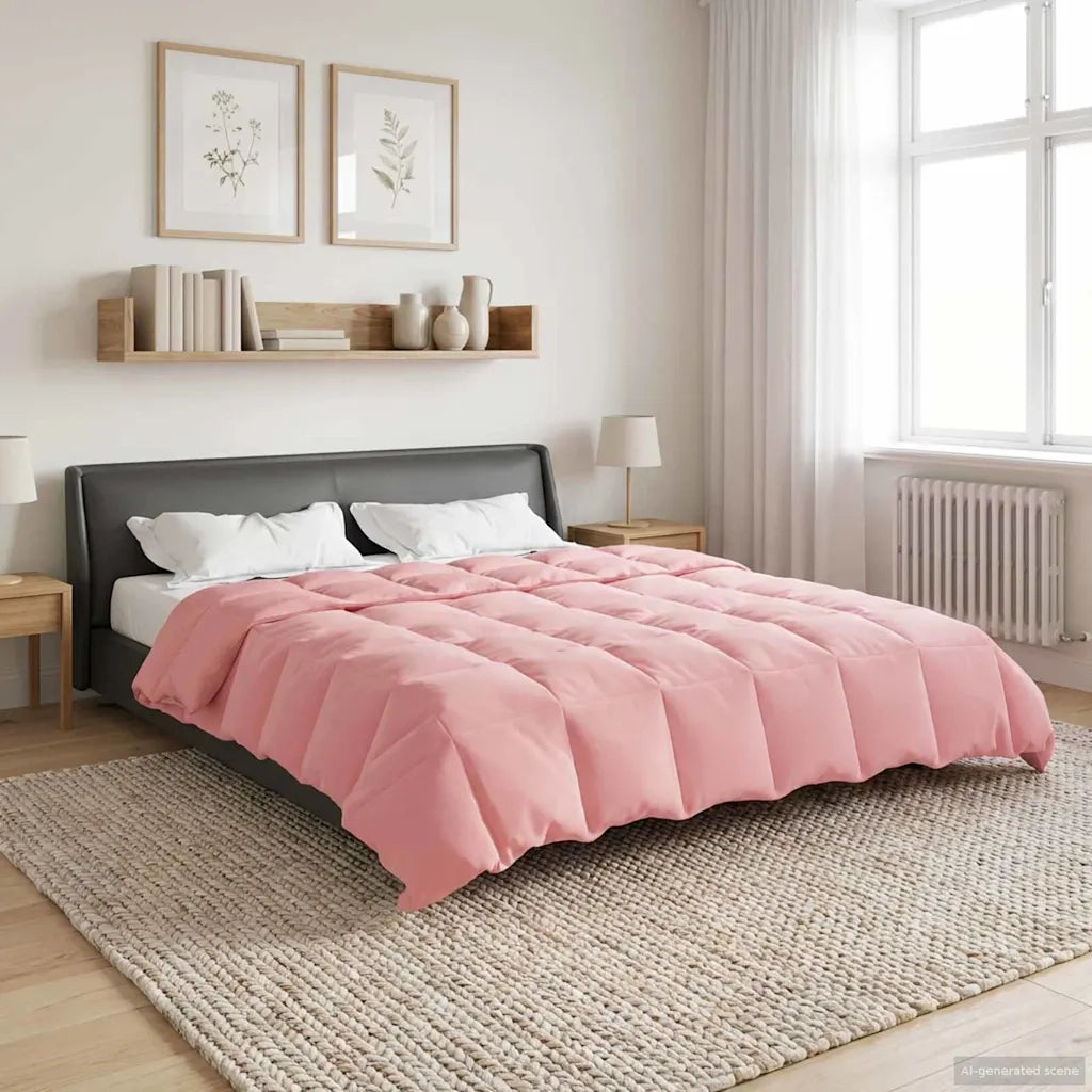 Duvet Invernale 220 x 260 cm Inverno Rosa Traspirante 42026119