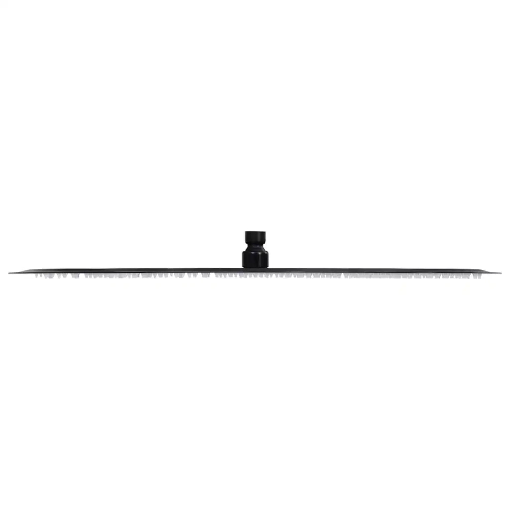 Testa Doccia a Pioggia in Acciaio Inox 50 cm Rotonda Nera CFW9400028