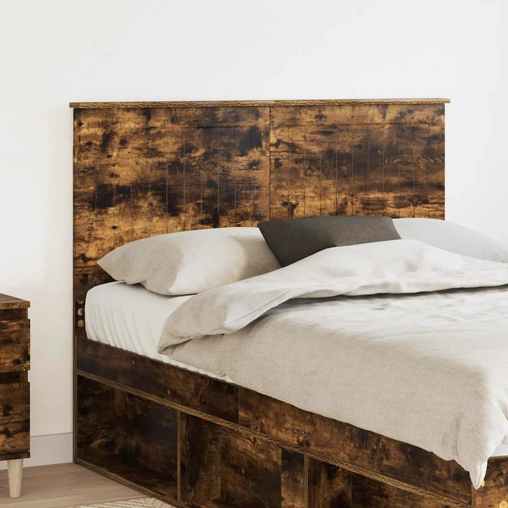 Testiera-Testata-Testiera Decorativa Rovere fum¨¦ 135 cm Legno multistrato 912611