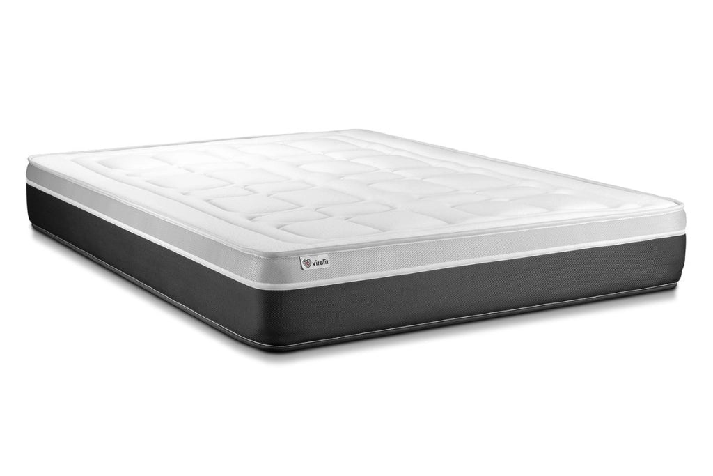 Letto con materasso VITAL SOFT 135 x 200 cm Rete kit Bianco