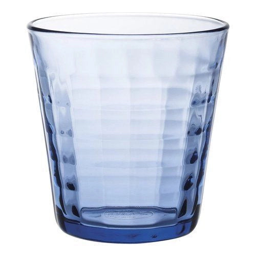 Duralex 1032BC04-4 Prisme Set 4 Bicchieri Tumbler Acqua 22 cl Vetro Temperato colore Marine