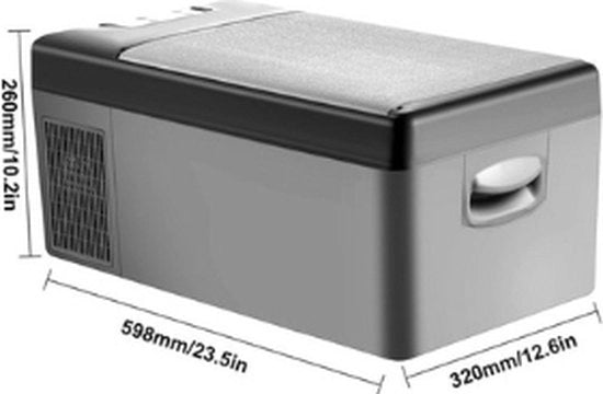 Frigorifero Auto - Frigorifero Elettrico - Frigorifero 12v - Auto - 15 Litri - 230 Volt - Per In Auto