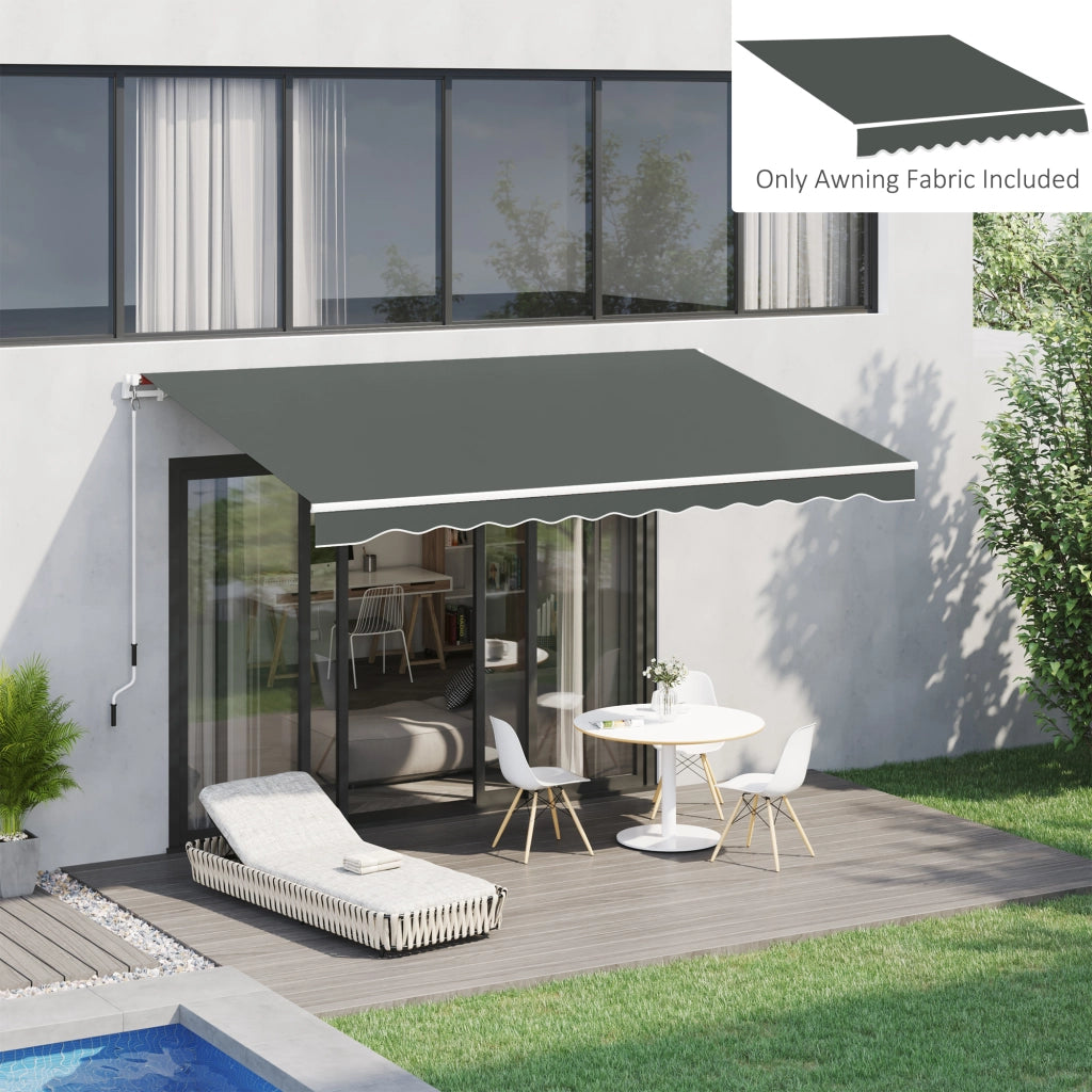 Telo Copri Toldo ¨C zephmum ¨C Grigio 382x240 cm