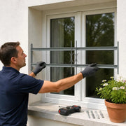 Adjustable Window Grille With 2 Crossbars 700-1050 Mm