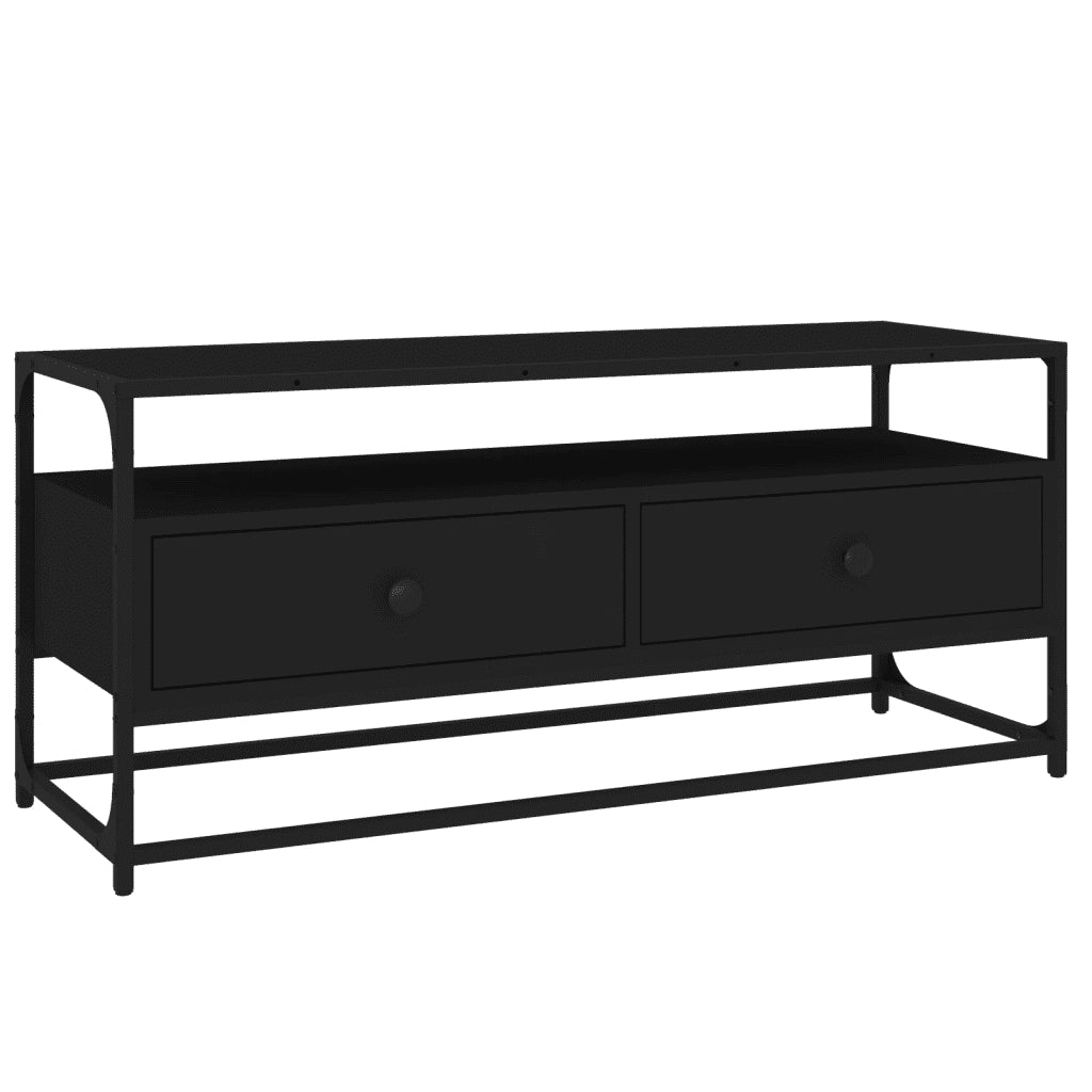 Mobile Porta TV Nero 100x35x45 cm in Legno Multistratocod mxl 129408