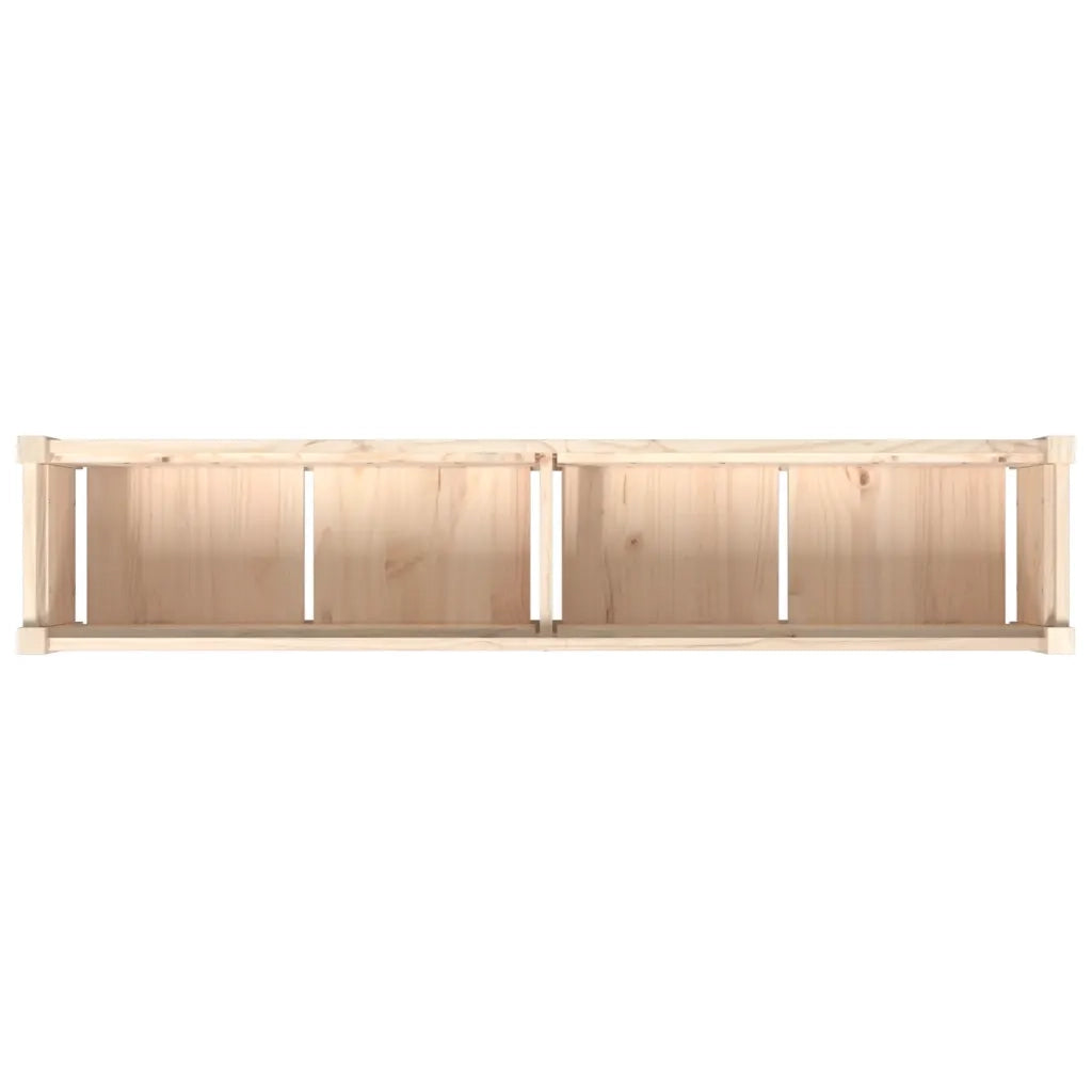 Fioriere da Giardino 2 pz in Legno Massello di Pino 837475