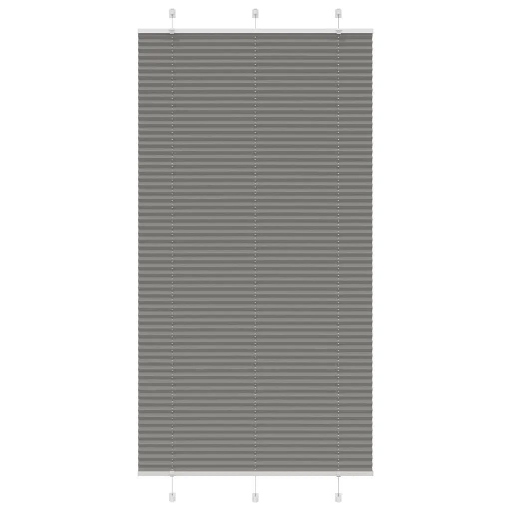 Tenda Plissettata Antracite 105x200cm Larghezza Tessuto 104,4cm