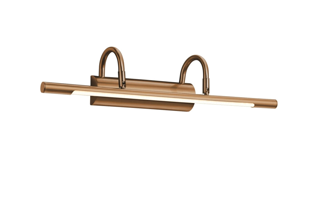 Applique da Interno a LED in Metallo Ottone Invecchiato