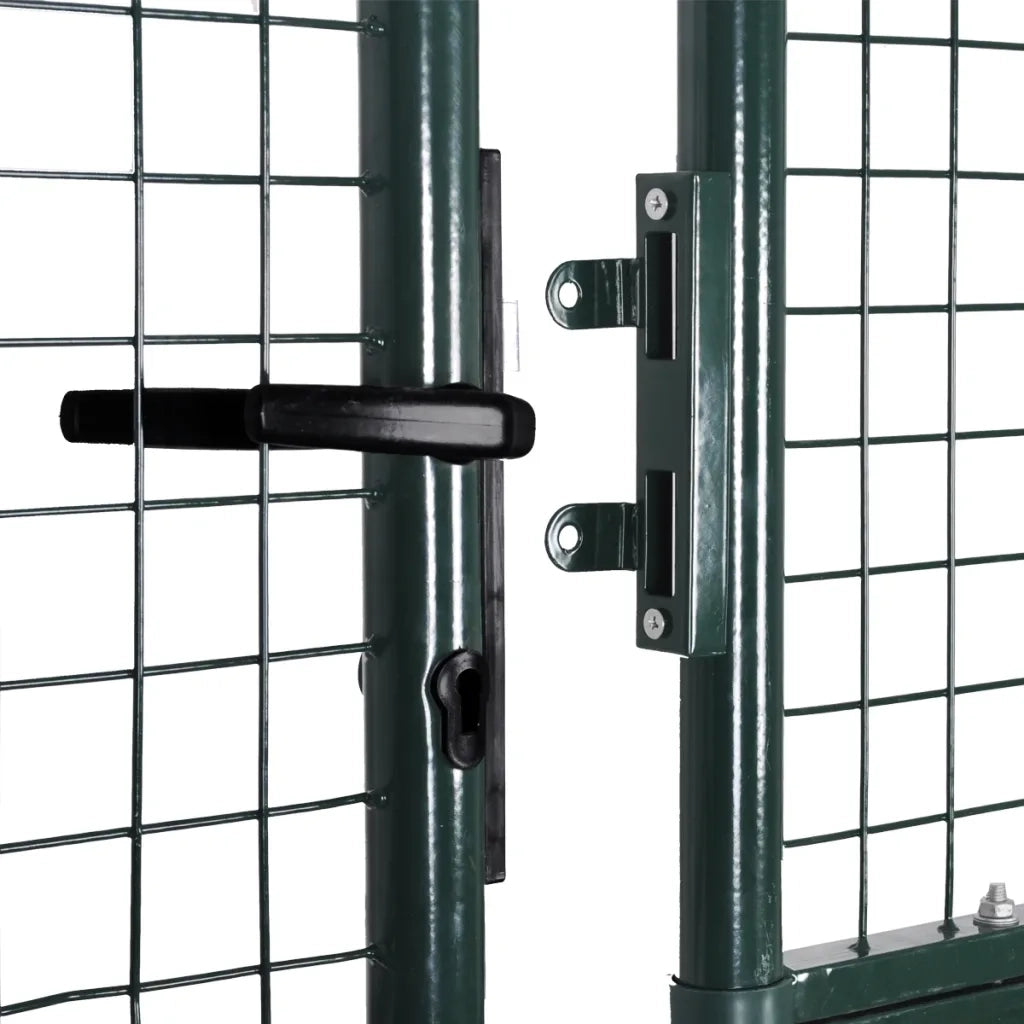 Cancello per Recinzione a doppia Porta 300x150 cm in Acciaio verniciato a Polvere 142025