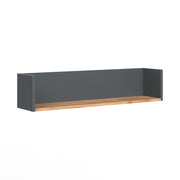 Vicco Scaffale a muro Antracite/quercia dorata 93.4 x 20 cm