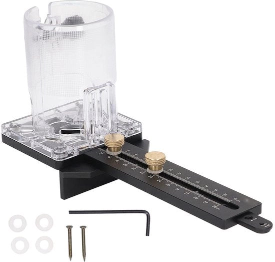 Kit di utensili per lavorazione del legno - Set di trapano e trapano a circonferenza - 8 mm - 2,5 mm fori a spillo - Adatto a diverse situazioni - Base di trapano