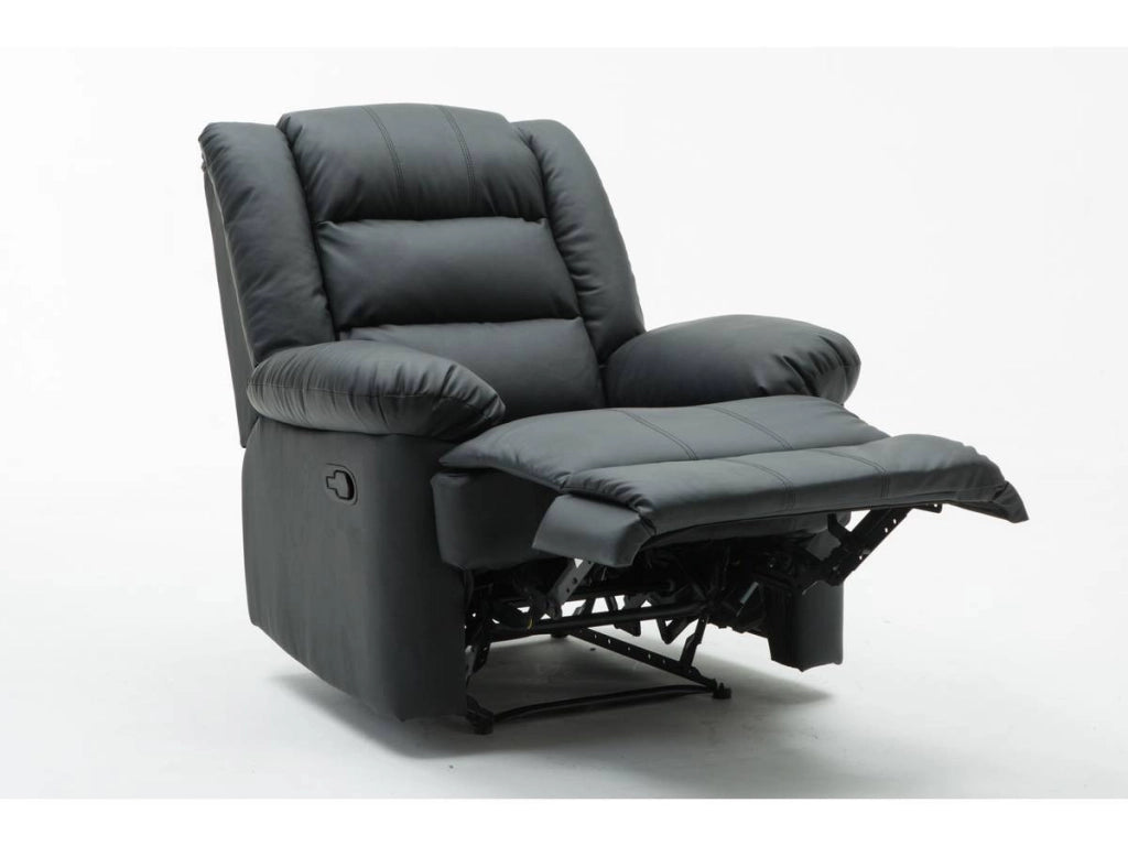 Poltrona relax "Buckingham" - Nera