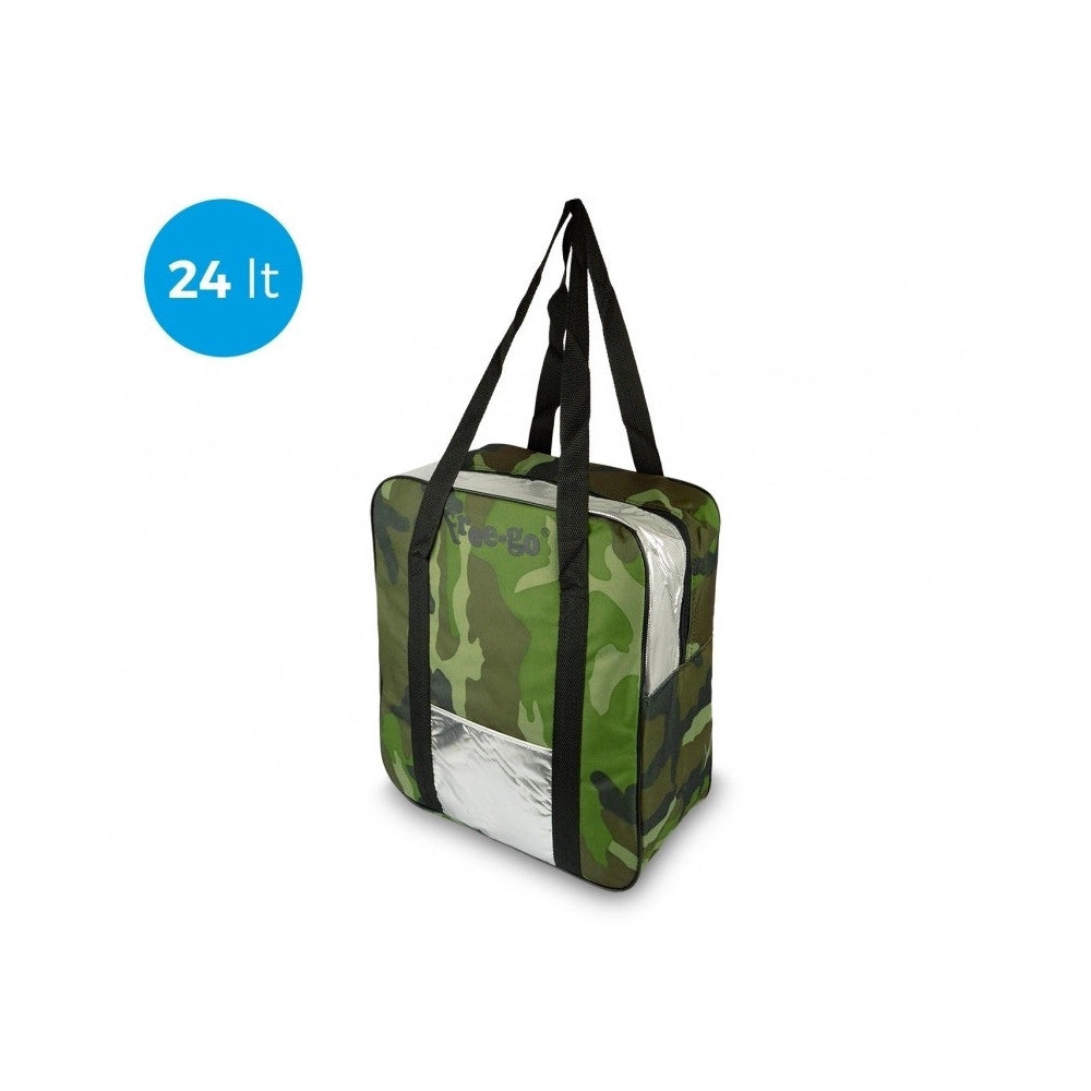 Trade Shop - Borsa Termica Mimetica 24l Frigo Porta Pranzo Spiaggia Mare Escursione Pic Nic -
