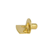 Reggipiani stampati in ferro ottonato Ã˜ 7 mm. 8 pz.
