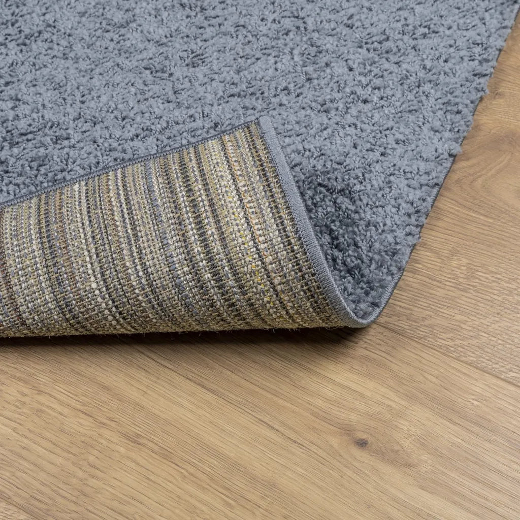 Tappeto Shaggy PAMPLONA a Pelo Lungo Moderno Blu 240x340 cm