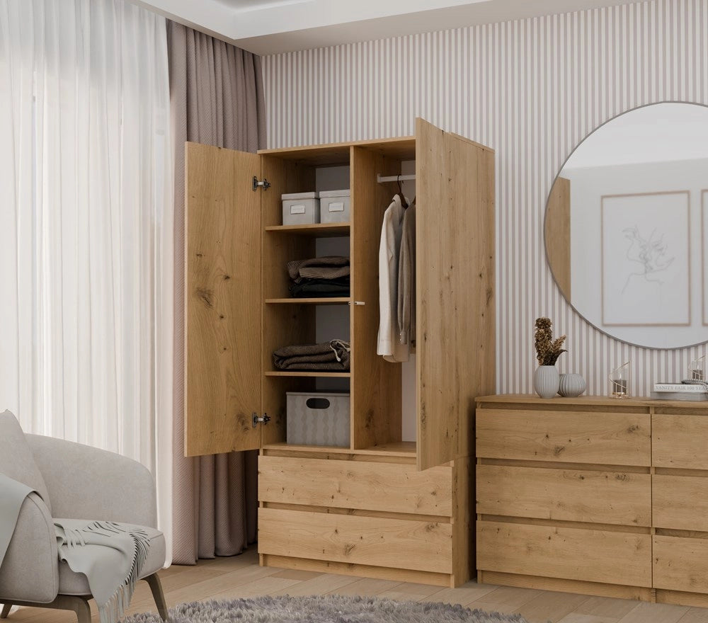 Armadio MALWA SS-90 rovere artisan guardaroba