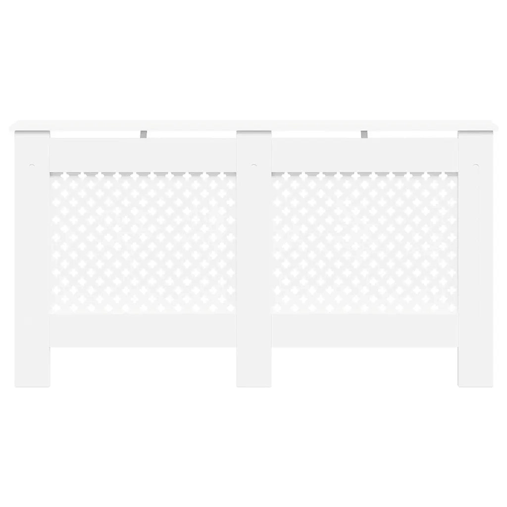 Coperture per Radiatori 2pz Bianche 152x19x81,5 cm in MDF