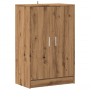 Scarpiera mobiletto portascarpe mobile per ingresso/corridoio/soggiorno fatto a mano legno ingegnerizzato marrone 02_0021530