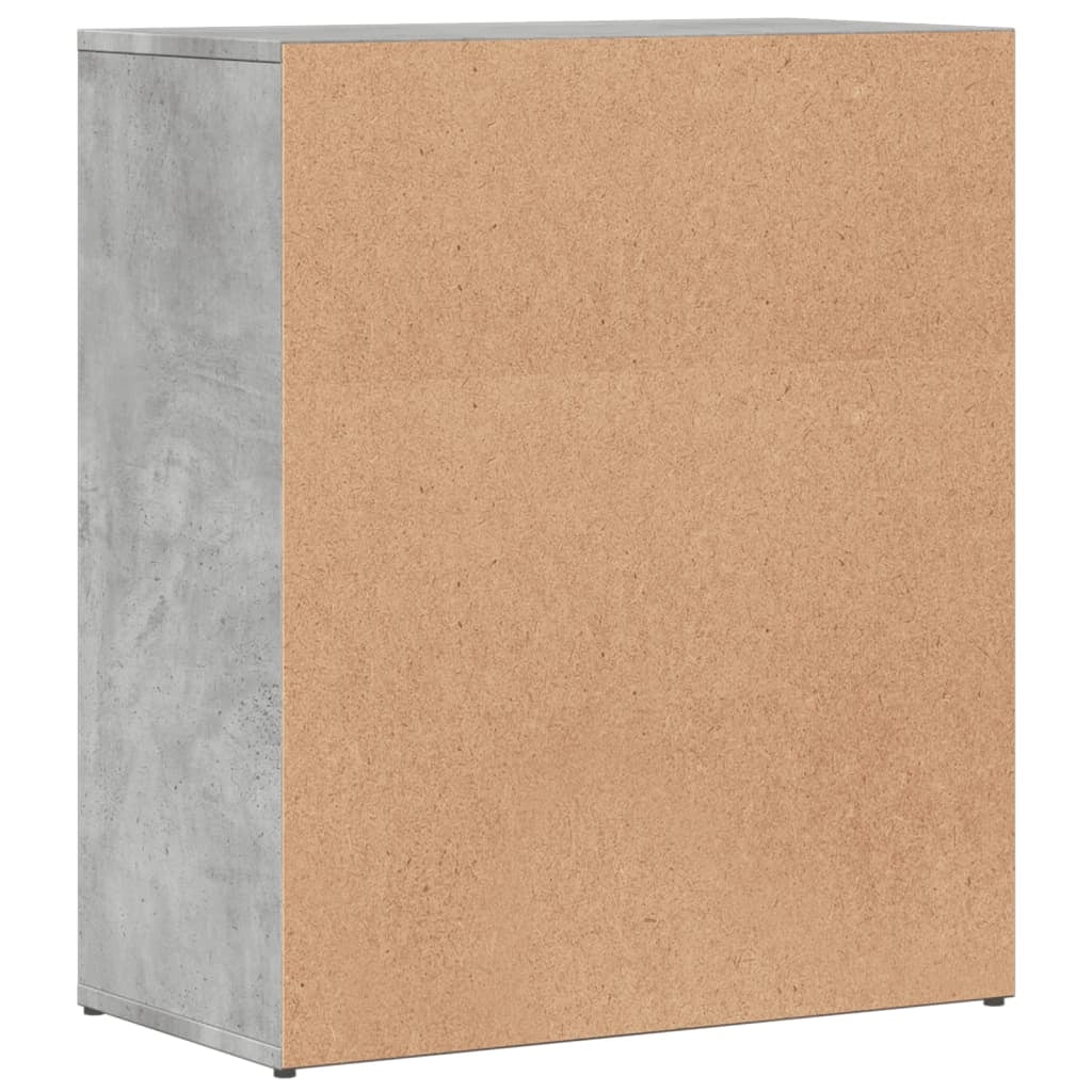 Buffet credenza cassettiera armadio mobile contenitore organizer per cucina soggiorno salotti set da 2 60 x 31 x 70 cm legno ingegnerizzato grigio 02_0036856
