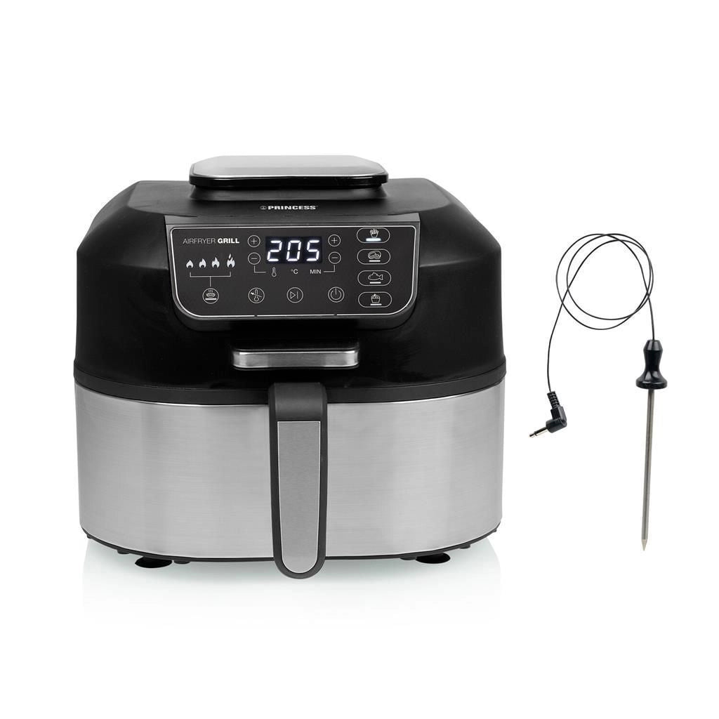 Princess 01.182092.01.001 friggitrice Singolo 5,6 L Indipendente 1760 W Friggitrice ad aria calda Nero, Argento
