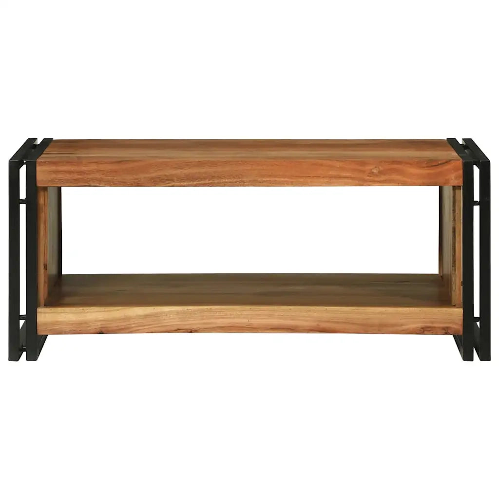 Tavolino da Salotto-Tavolino da soggiorno-Tavolo 90 x 50 x 38 cm legno massello di acacia
