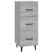 Credenza | Madia | Buffet da pranzo | Armadio da pranzo Grigio Sonoma 34,5x34x90 cm in Legno Multistrato