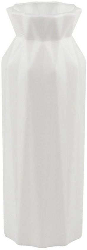 Vaso di composizione in plastica - 21 cm vaso in plastica per decorazione di tavolo - vasi in plastica indeformabili per matrimoni - cene - feste - camere da letto - uffici - camere da letto - design origami