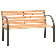 Panchina da Giardino | Panca da Giardino Doppia 81 cm in Legno di Abete Cinese