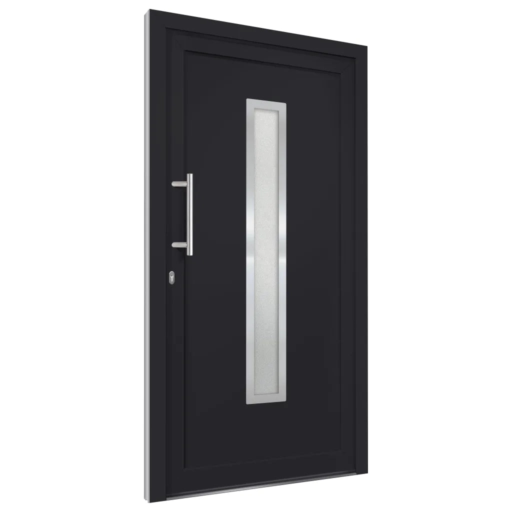 Porta di Ingresso Antracite 98x200 cm 279237