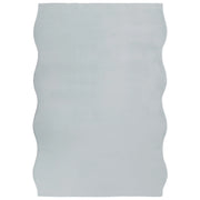Tappeto Moderno Grigio Chiaro in Ecopelliccia a Pelo Lungo 160x230 cm per Soggiorno e Ingresso