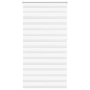Tenda a rullo | Tenda avvolgibile zebra 120,9x230 cm Larghezza tessuto 116,7 cm bianco
