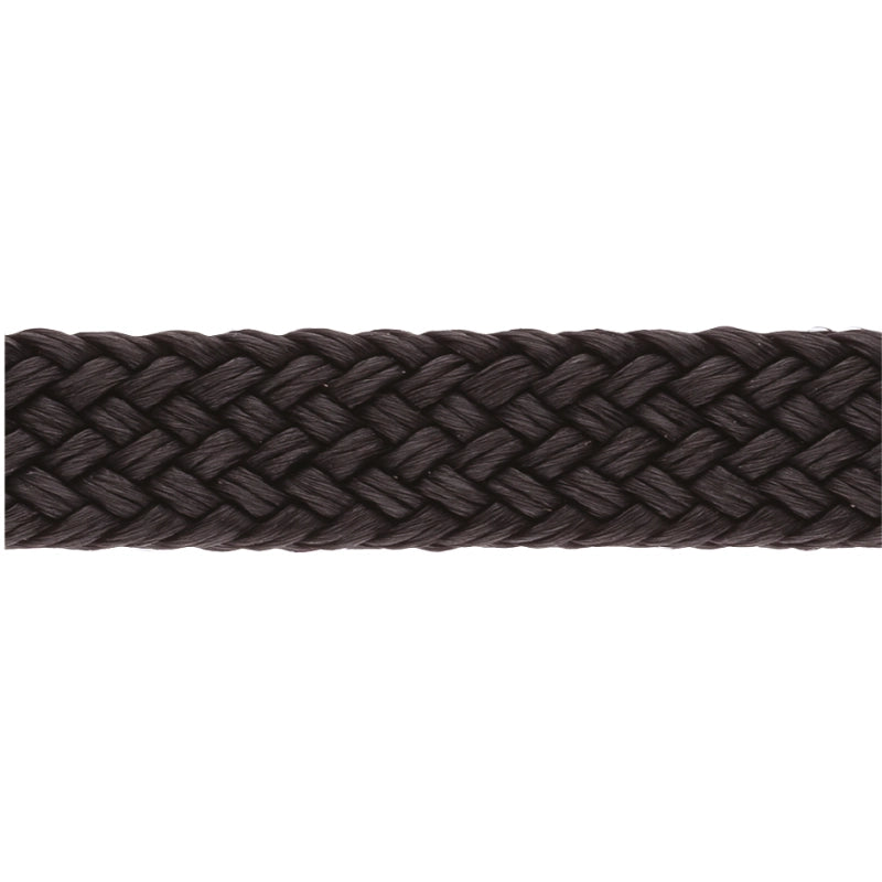 TRECCIA PIATTA BIANCA Ø MM.10 MT100 BLACK FLAT BRAID Ø MM.12 MT100