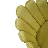 PAZZO DESIGN Sedia Sissi Giallo Senape set da 4 in velluto e gambe in metallo