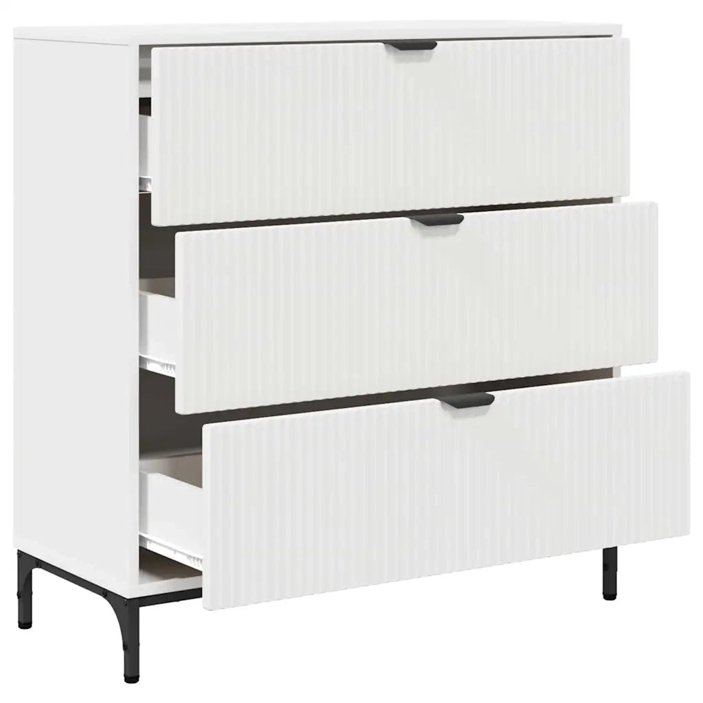 Credenza Bianco 79,5 x 33 x 82 cm Legno multistrato 883434