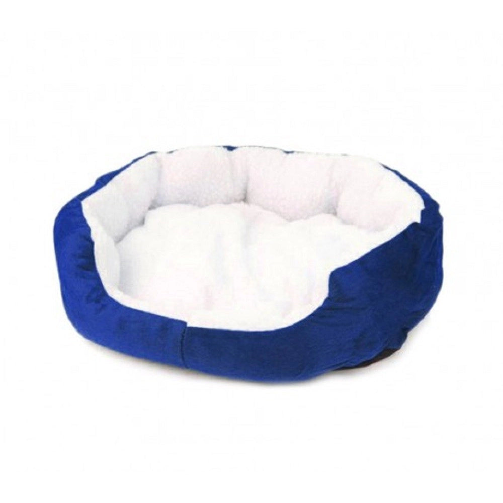 Trade Shop - Cuccia Morbida Per Cani E Gatti Inverno Caldo In Pile 42x30x15cm Con Cuscino -