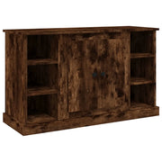 Credenza | Madia | Buffet da pranzo | Armadio da pranzo Rovere Fumo 100x35,5x60 cm in Legno Multistrato