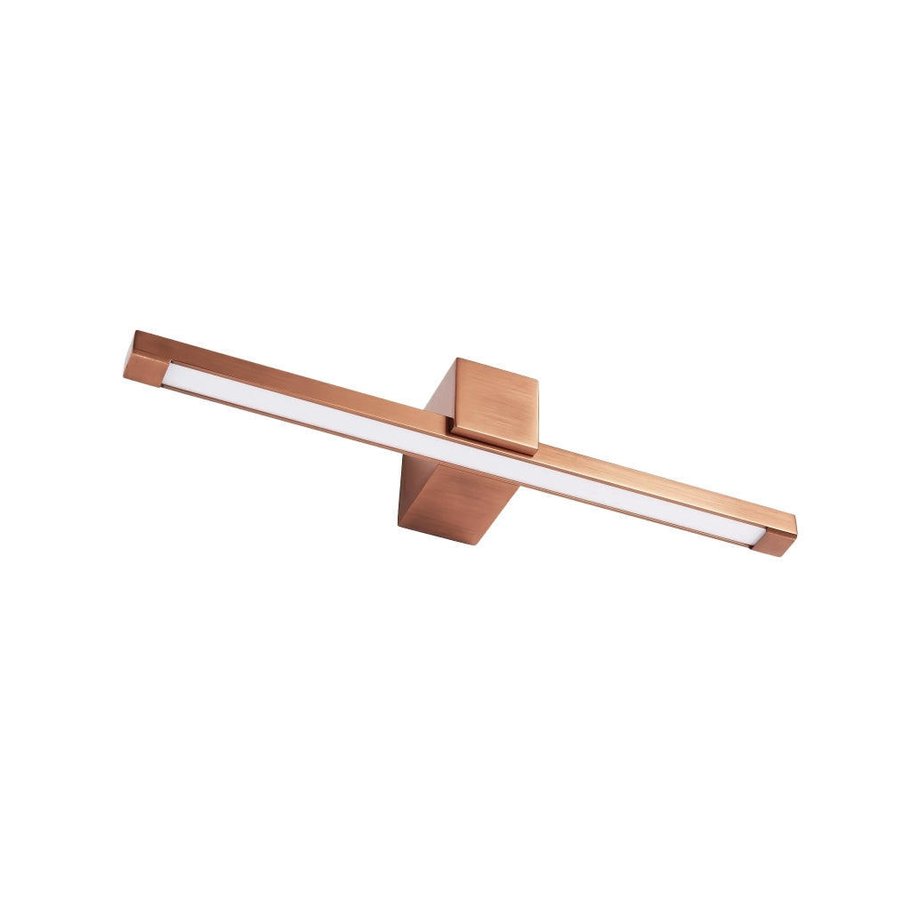 Applique Da Bagno Led Swe052-1w 40cm Copper Brush