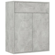 Buffet credenza cassettiera armadio mobile contenitore organizer per cucina soggiorno salotto 60 x 30 x 75 cm legno ingegnerizzato grigio 02_0031959