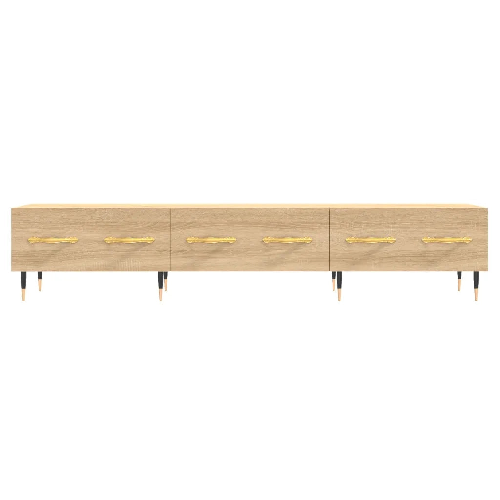 Mobile Porta TV Rovere Sonoma 150x36x30 cm in Legno Multistrato 829135