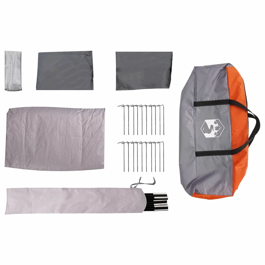 Tenda Istantanea Grigio e arancione 524 x 232 x 192 cm 42017492