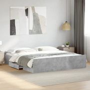 Giroletto Cassetti Grigio Cemento 200x200 cm Legno Multistratocod mxl 91938