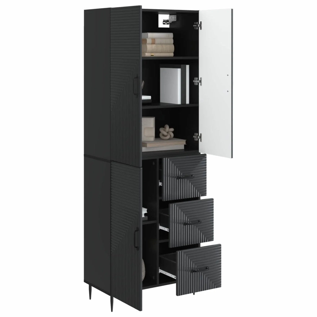 Set di armadi 2 pcs Nero 66 x 34,5 x 89,5 cm 3416656