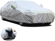 Copertura per Auto da Esterno - Resistente alla Polvere, Resistente ai Scalfi, Resistente al Vento, Protezione dal Neve e Gelo in Inverno - Argento YXL (525cm x 195cm x 185cm)