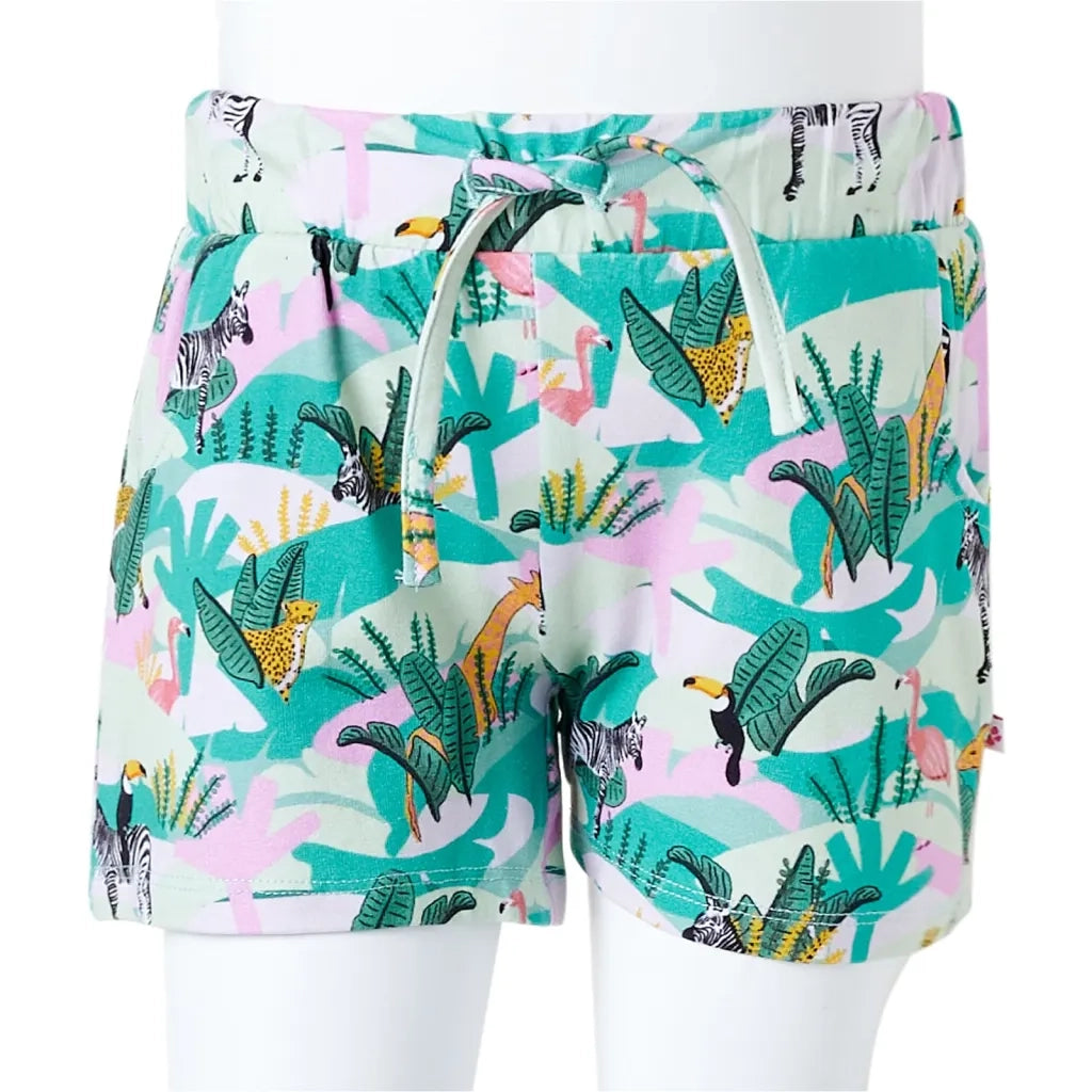 Pantaloncini per Bambini con Coulisse Menta Chiaro 92 CFW9611812