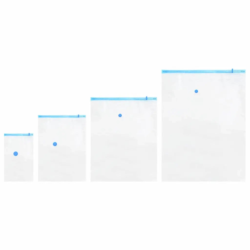 Sacchetti per Stoccaggio 15 pz Trasparente e Blu 130 x 100 cm CFW8865464