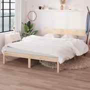 Giroletto senza Materasso Ambrato in Legno Massello 140x200 cm 810147