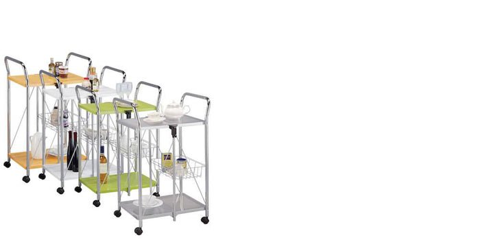 Carrello da Cucina Pieghevole Verde in Acciaio Tosini TA019G