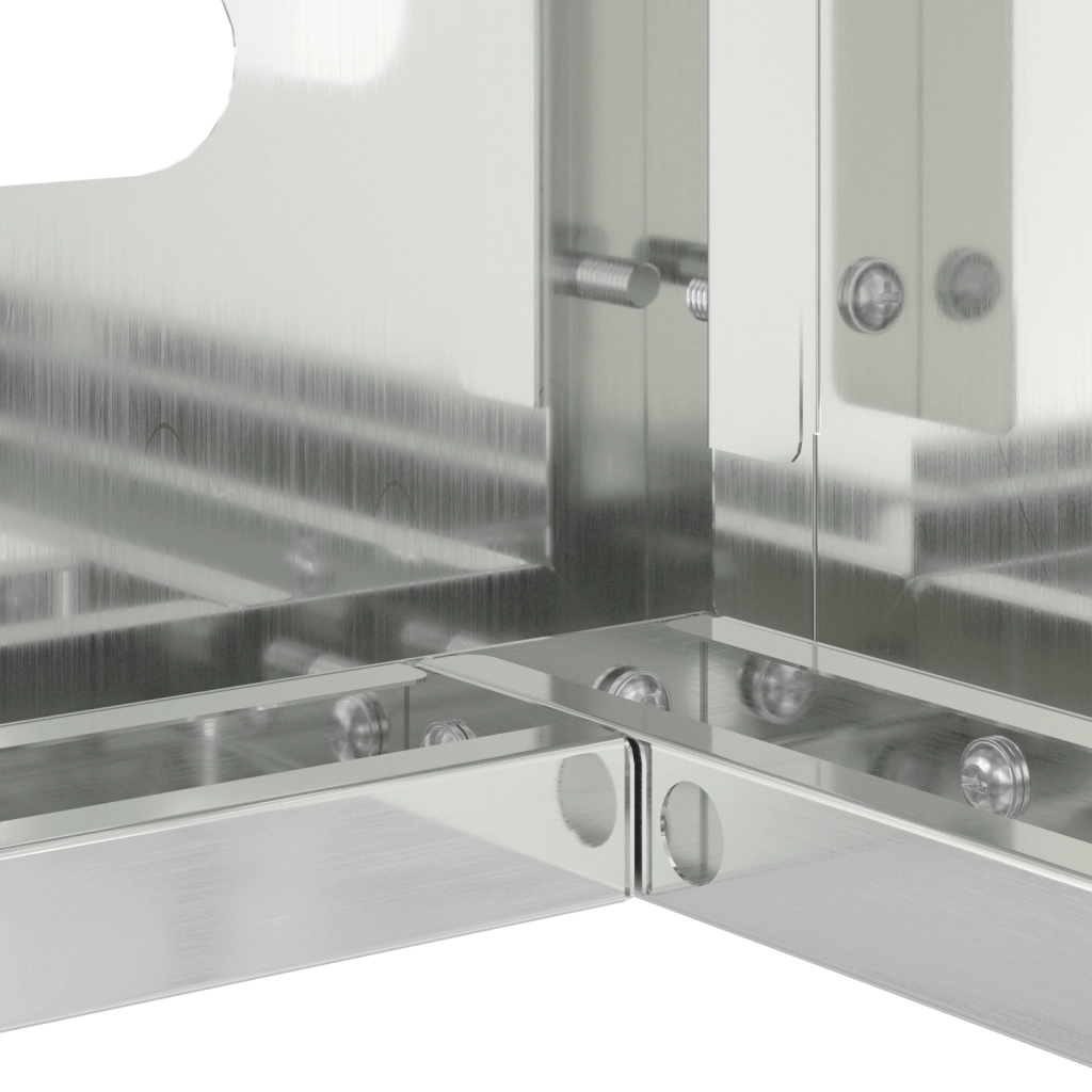 Copertura per condizionatore 100x50x70 cm Acciaio zincato