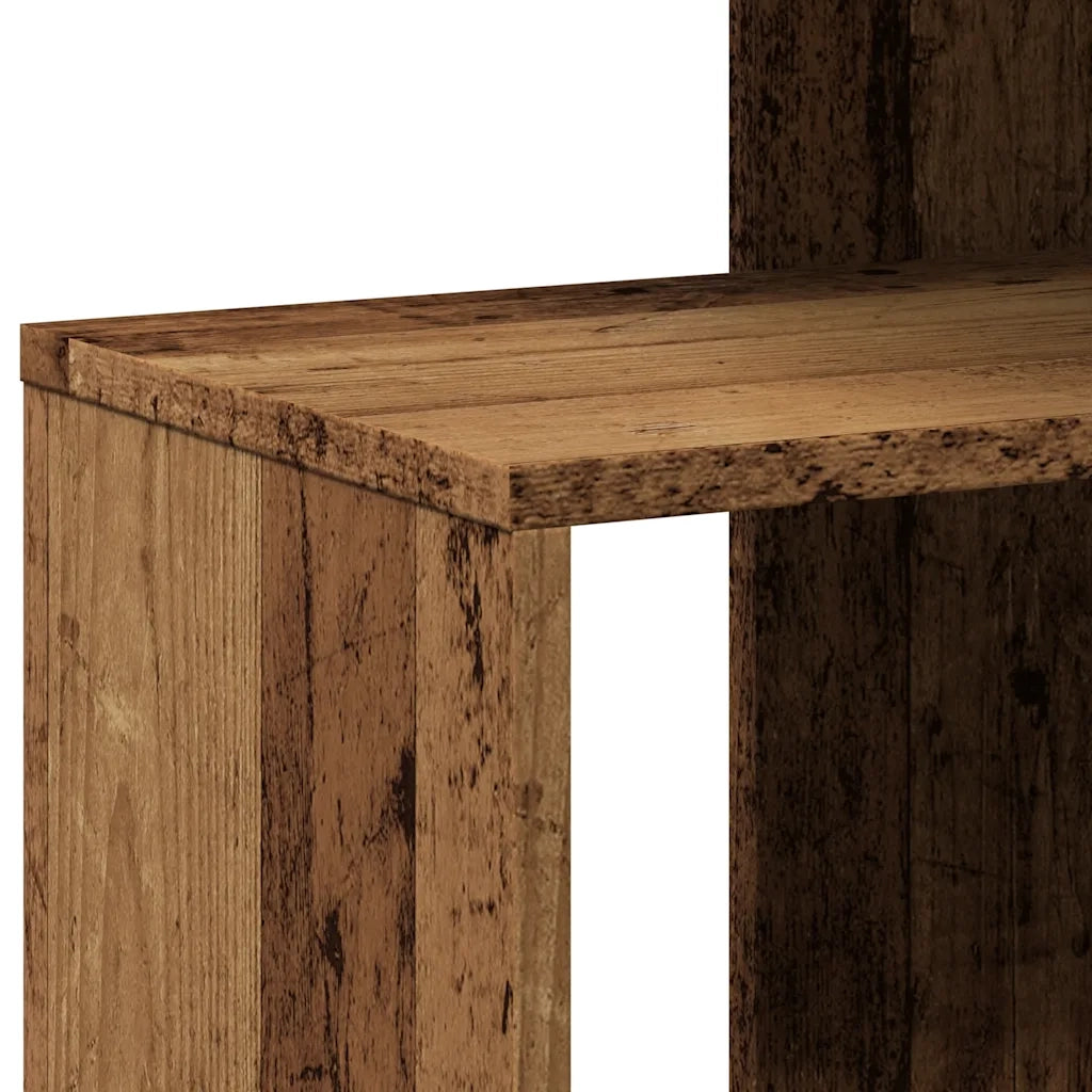 Tavolino da Salotto Legno Antico 36x30x56 cm Legno Multistrato 856558